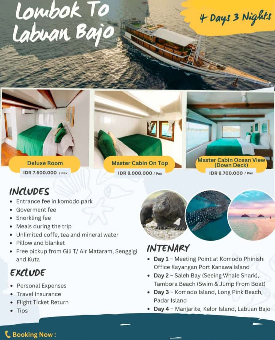 Komodo trip Luxury cruise 